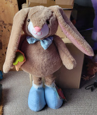 Easter Bunny Plush Decor Rabbit - Expandable Legs