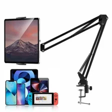 Long Arm Tablet Stand Mount holder for iPhone/iPad/iPad Air/iPad Pro/any tablet