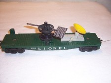 Lionel 3519 Post War O Gauge Satellite Launch Car (w/satellite)