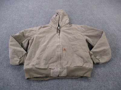 Vintage Carhartt Jacket Mens 2XL Sandstone Duck Active Workwear