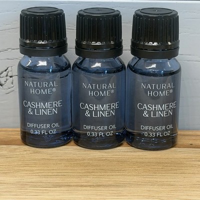 Natural Home Cashmere & Linen Diffuser Oil By Sand + Fog .33oz 3x Home Fragrance