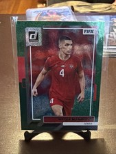 2022 Panini Donruss Soccer #107 Nikola Milenkovic Green Shimmer