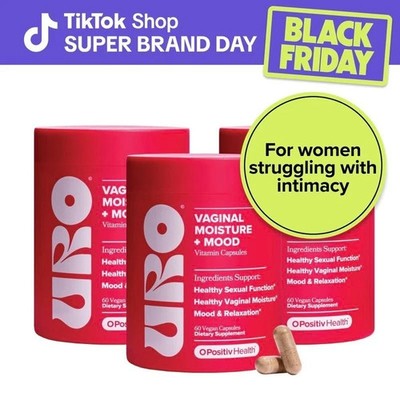 URO - Vaginal Moisture & Mood Capsule (3 Pack) by O Positiv