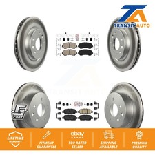 Front Rear Ceramic Pad Coat Disc Brake Rotors Kit For Nissan Rogue Sport Qashqai