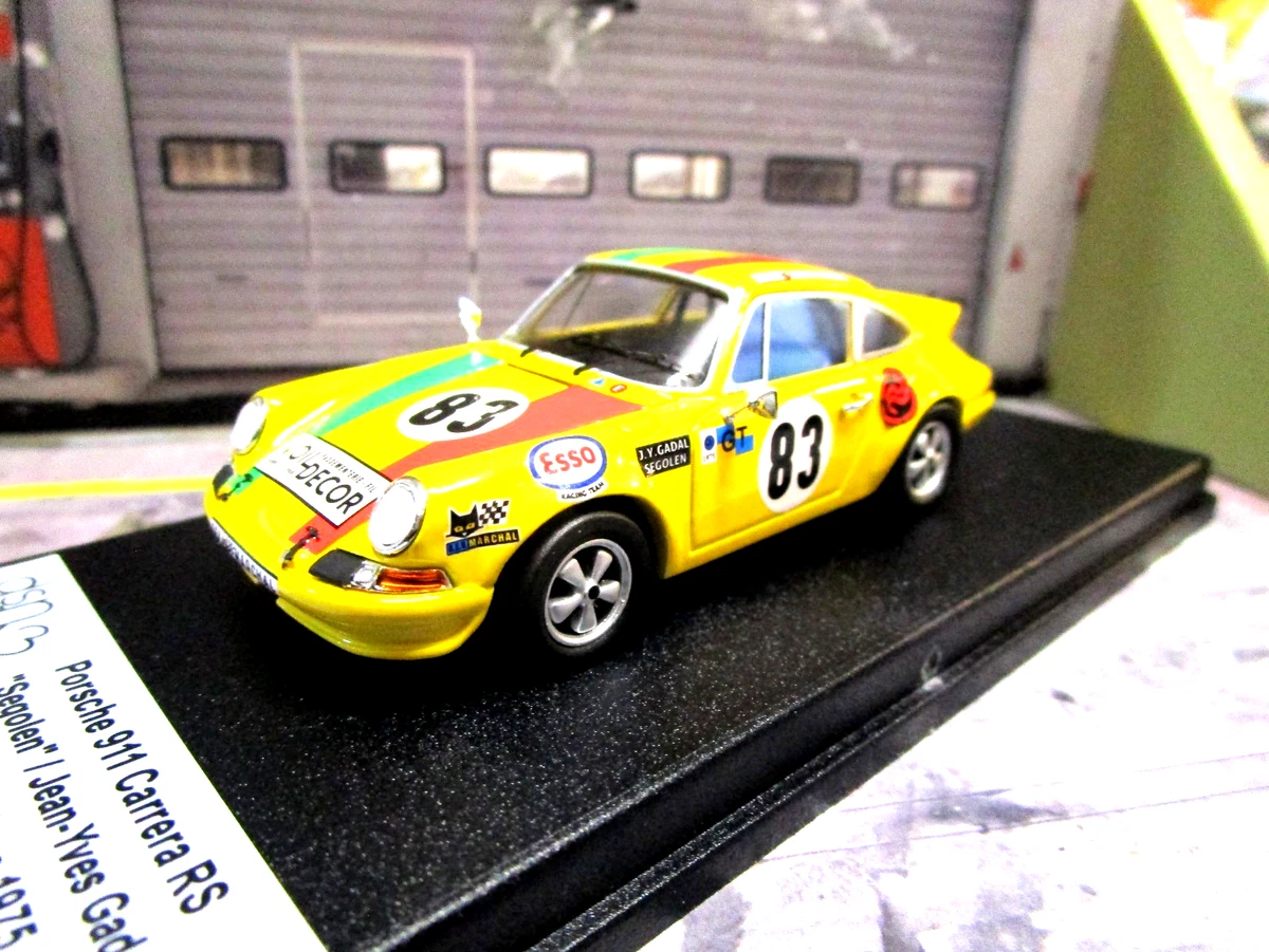 Porsche 911S Coupé 1:43 Trofeu – Le Mans 1972 #40 – Collection Voiture Neuve