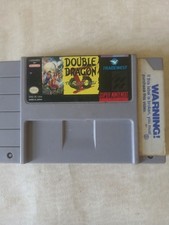 Double Dragon V Snes. Cart only. tested and working. Blockbuster Rental
