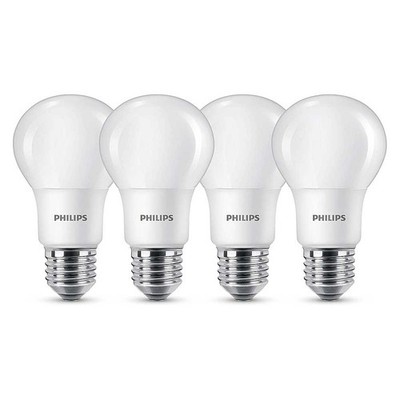 4 x Philips LED Lampen A60 Birnen 8W =60Watt E27 matt 806lm Licht warmweiß 2700K