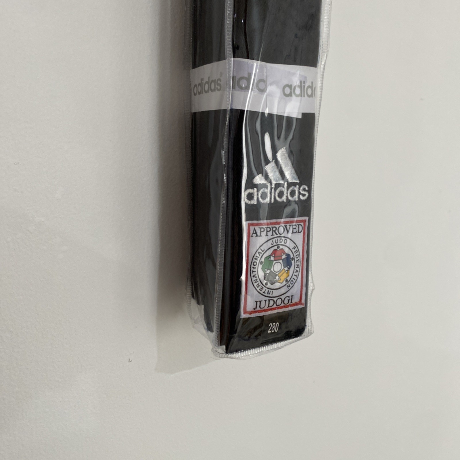 Adidas IJF Approved Elite Judo Black Belt High Quality 100% Cotton 45mm / 280mm thumbnail 4