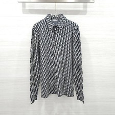 Dior Oblique Jacquard Knit Shirt 023550AT099 159182992 P 