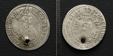 *Austria Leopold I Silver Coin 3 Kreuzers 1696, Holy Roman Empire[E10817]7t3