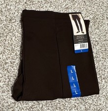 BANANA REPUBLIC Women Ponte Ankle Pant Large 30.5 inseam BROWN, BRAND-NEW NWT