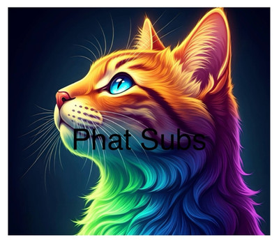20oz Sublimation Tumbler Wrap Rainbow Cat Ready To Press Heat Transfer