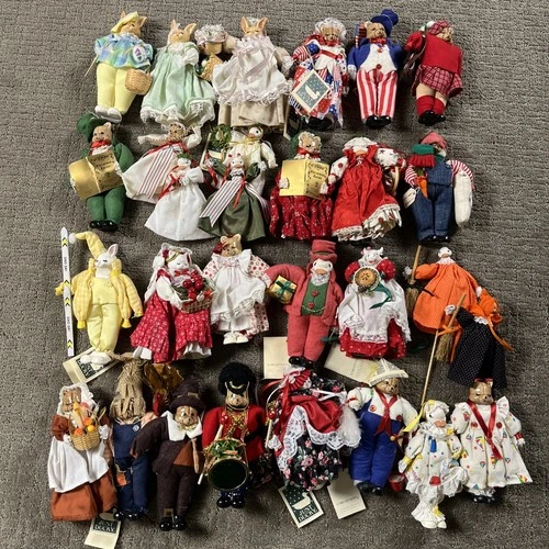 Just Ducky Figurine Lot (29)  Duck Bear Kitty Christmas Easter Fall Sport W/Tags