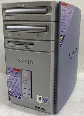 Sony Vaio PCV-R549DS Desktop Computer | Posts No HDD | Pentium III CPU | READ