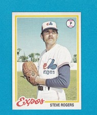 1978 TOPPS BASEBALL SET BREAK 425 STEVE ROGERS EXPOS MINT!