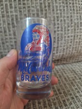 Vintage 1953 Milwaukee Braves Beer Glass - Mi...