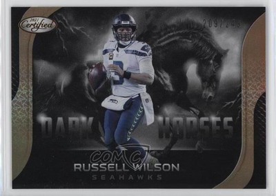 2021 Certified Dark Horses Mirror Bronze /249 Russell Wilson #DH-6 0a3