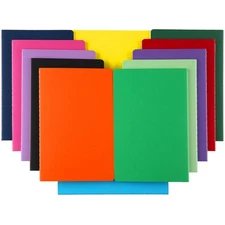 Large Colorful Notebook Journals Bulk, College Ruled, Lined Paper, 8.5x11 inc