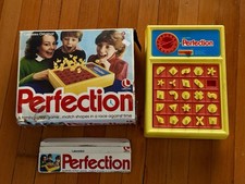 Lakeside Perfection Board Game 1982 Vintage For Parts Missing One Piece