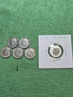 5 1950&60s 90% Silver Roosevelt Dime Plus A BU 2018 S Reverse Proof Silver Dime