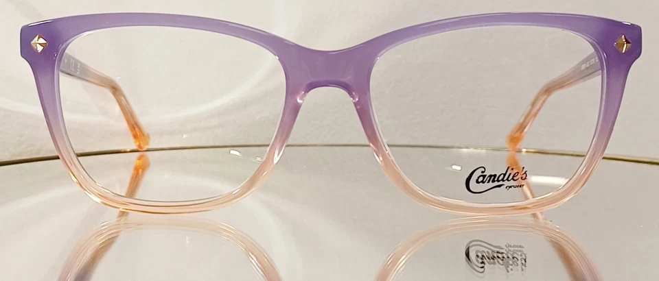 Anteojos originales CANDIE'S CA0134 083 PÚRPURA/MELOCOTÓN nuevo plástico 51-16-135 Foto 2 de 4