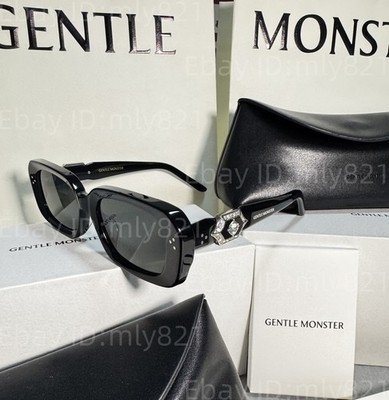 GentleMonster Sunglasses Phantom 01 Black Frame Gray Lenses | eBay