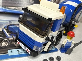 LEGO CITY: Cement Mixer (7990) Complete with minifigure, instructions