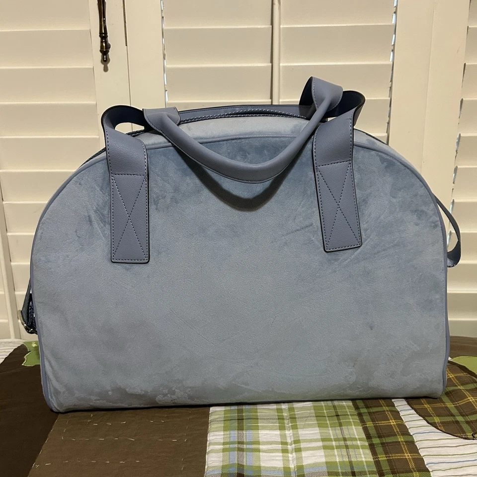 NWT Juicy Couture Kingdom Dome Weekender & Med. Backpack Set - Dusty Blue - Image 3 of 4