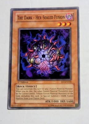 Yugioh The Dark Hex Sealed Fusion FET-EN028 Common 1st Edition NM