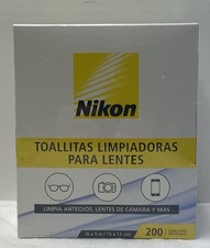 200 Count Pre-Moistened Lens Wipes NOS - Individually Wrapped Eyeglasses Cameras