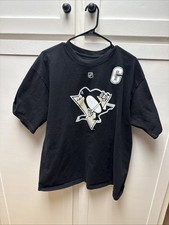 Reebok NHL Penguins Crosby 87 T-Shirt Black Men Size | XL