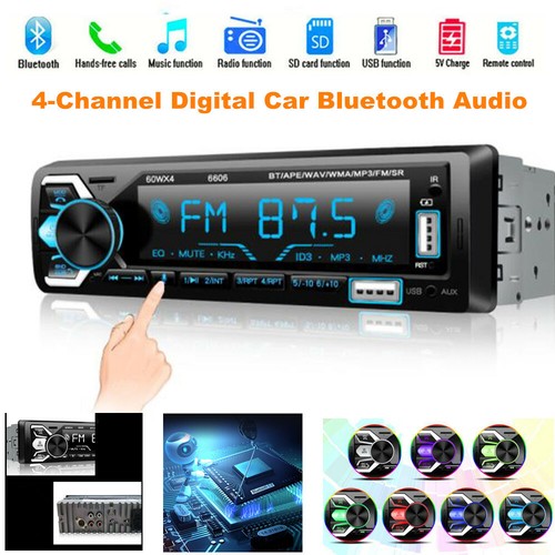4-Channel Multimedia Car Stereo Single 