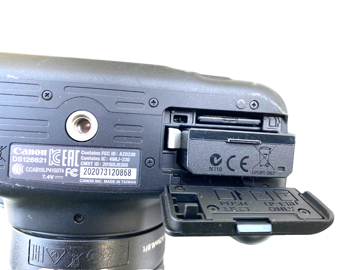 Canon EOS Rebel T6 DS 126621 FC 202073120868 with case | eBay