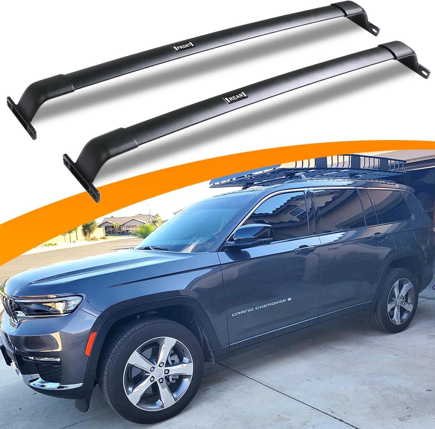 Snailfly Roof Rack Cross Bars Fit for 2021-2025 Jeep Grand Cherokee