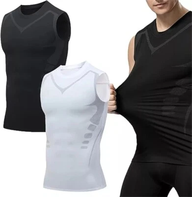 Vitaboost Kompressionshemd, Herren formbare Weste,ärmelloses Sportunterteilshirt - Bild 1 von 4