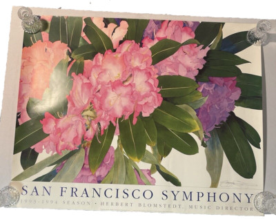 San Francisco Symphony 1993-1994 season Poster by Gary Bukovnik 