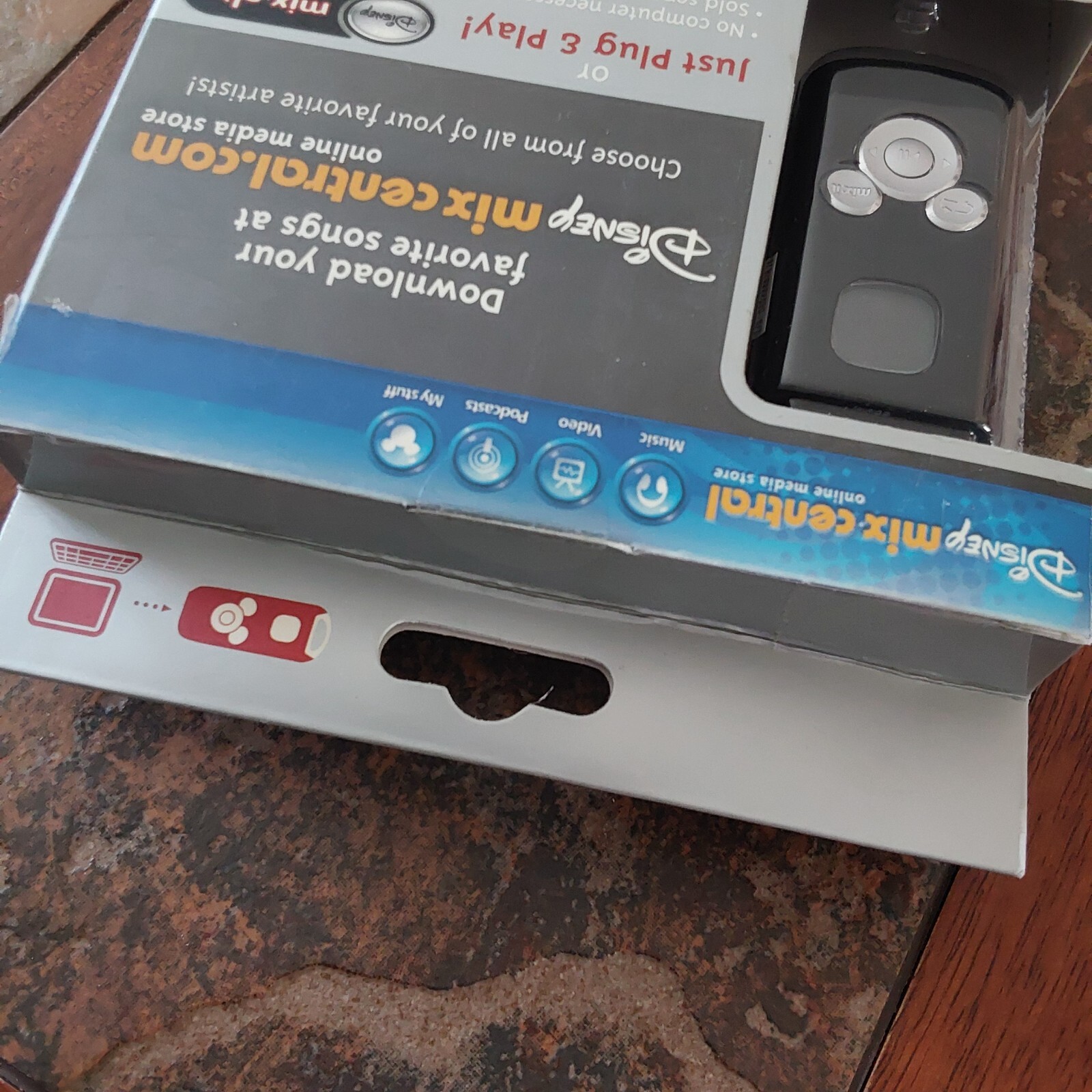 Disney Mix Stick Jonas Brothers Digital Music Player 2008 Holds 500 song 1GB New