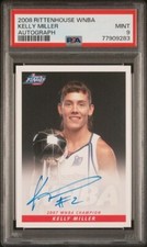 2008 Rittenhouse WNBA Autograph Kelly Miller PSA 9 Phoenix Mercury Champs