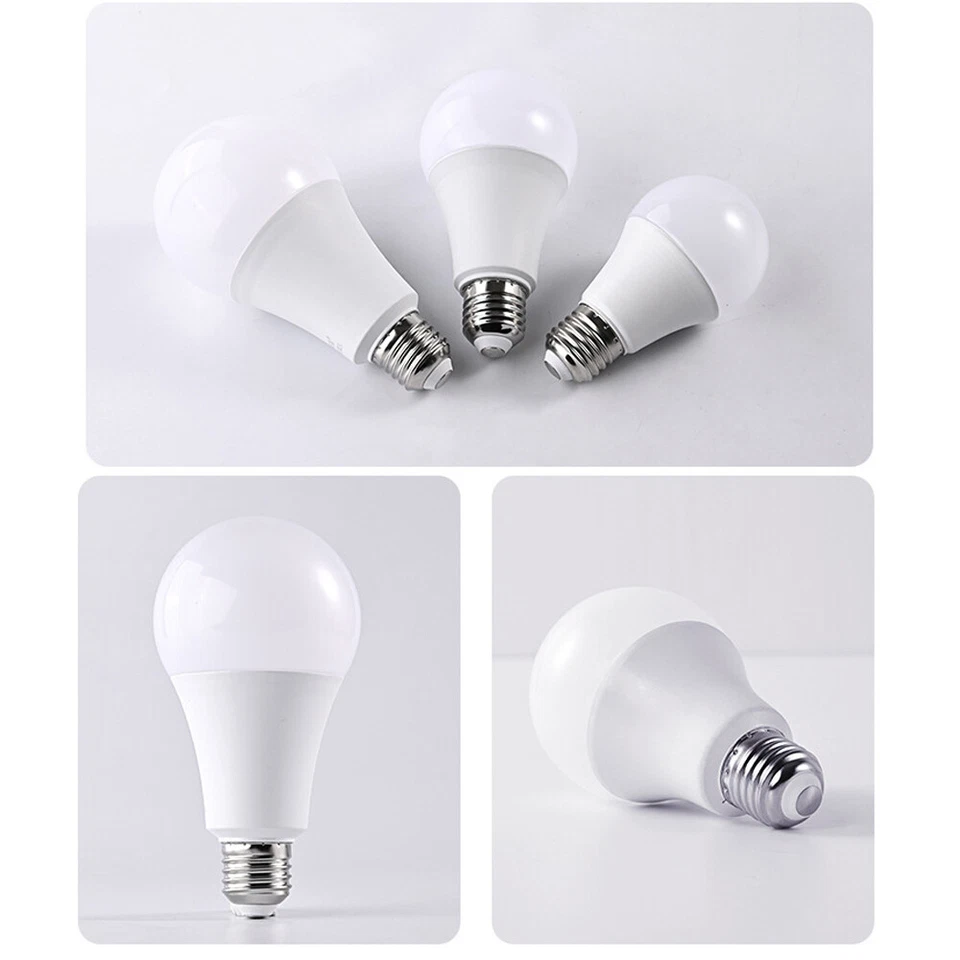 A21 LED 100W Equivalent 13W 1500LM E26 6500K Base Cold White Light Bulbs 4 Pack - Image 4 of 4