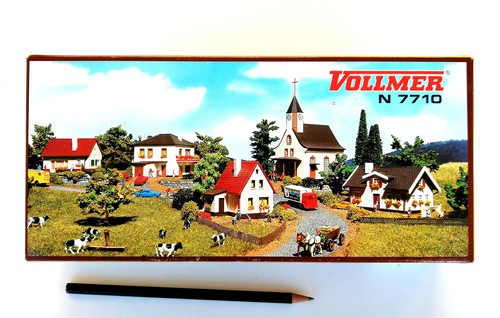 VOLLMER N 7710 ● Small Village SET / Dorfbausatz ● N Scale (Model kit group) | Zustand: Nuevo