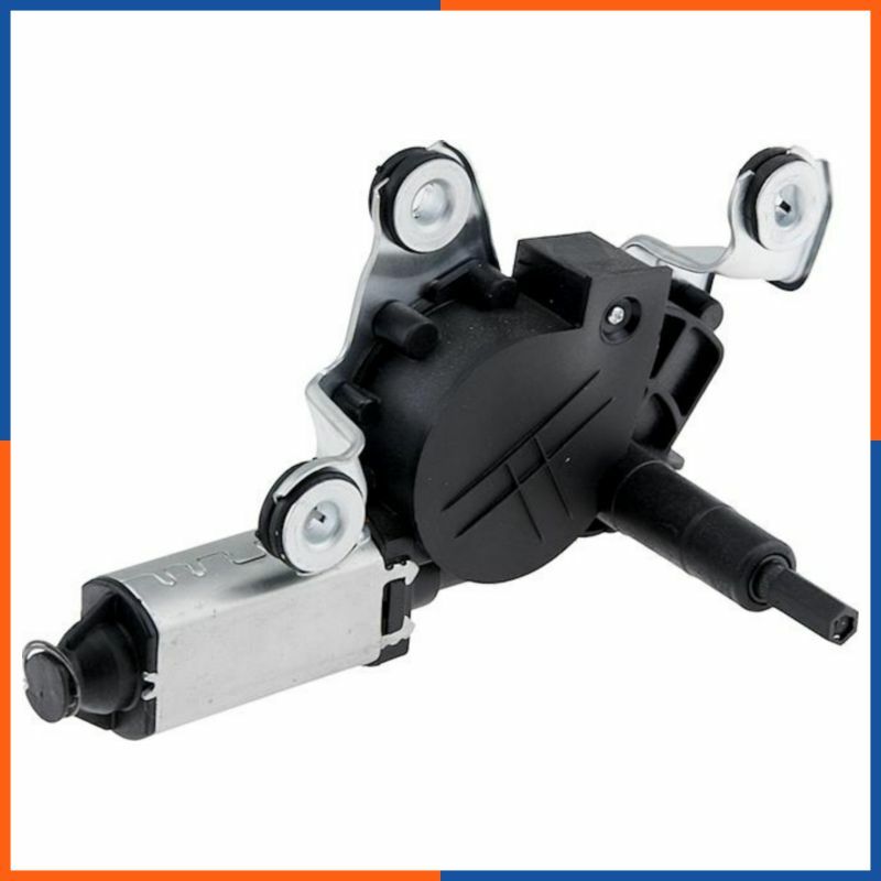 Moteur d'essuie-glace arrière 5J7955711 de rechange pour Skoda Fabia et Roomster en plastique noir