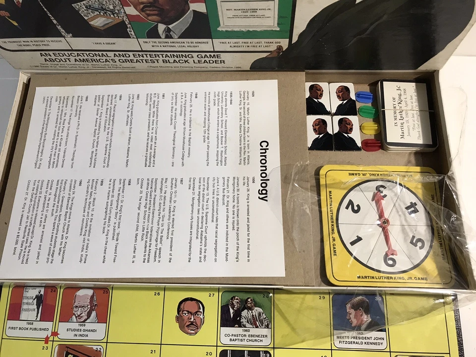 Cadaco 1986 : The Martin Luther King, Jr. Game - Educational Board Game Complete - Image 4 of 4