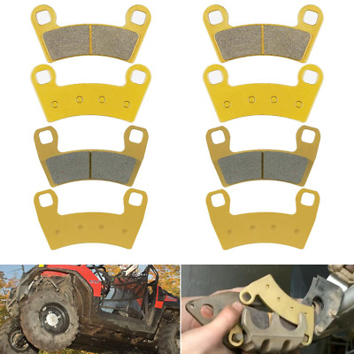 4Pairs FA456 FA657 Front & Rear Ceramic Brake Pad Set For Polaris Razor RZR