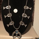 VINTAGE Estate find Squash Blossom Necklace, ca 1960's - 1970's — photo 6