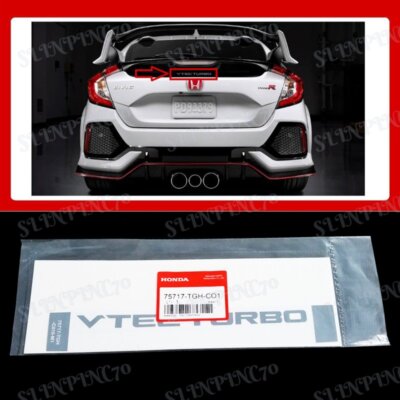 FOR OEM CDM VTEC TURBO DECAL STICKER HONDA CIVIC CTR TYPE R FK8 2017-2019 1PCS