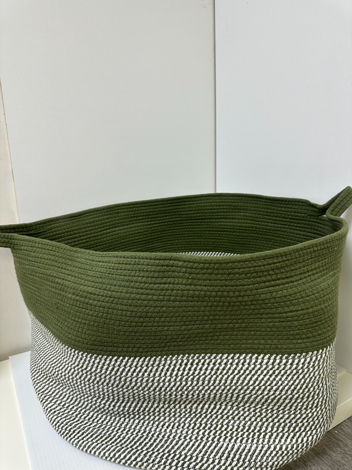 Square Cotton Rope Samll Baskets with Handles | eBay