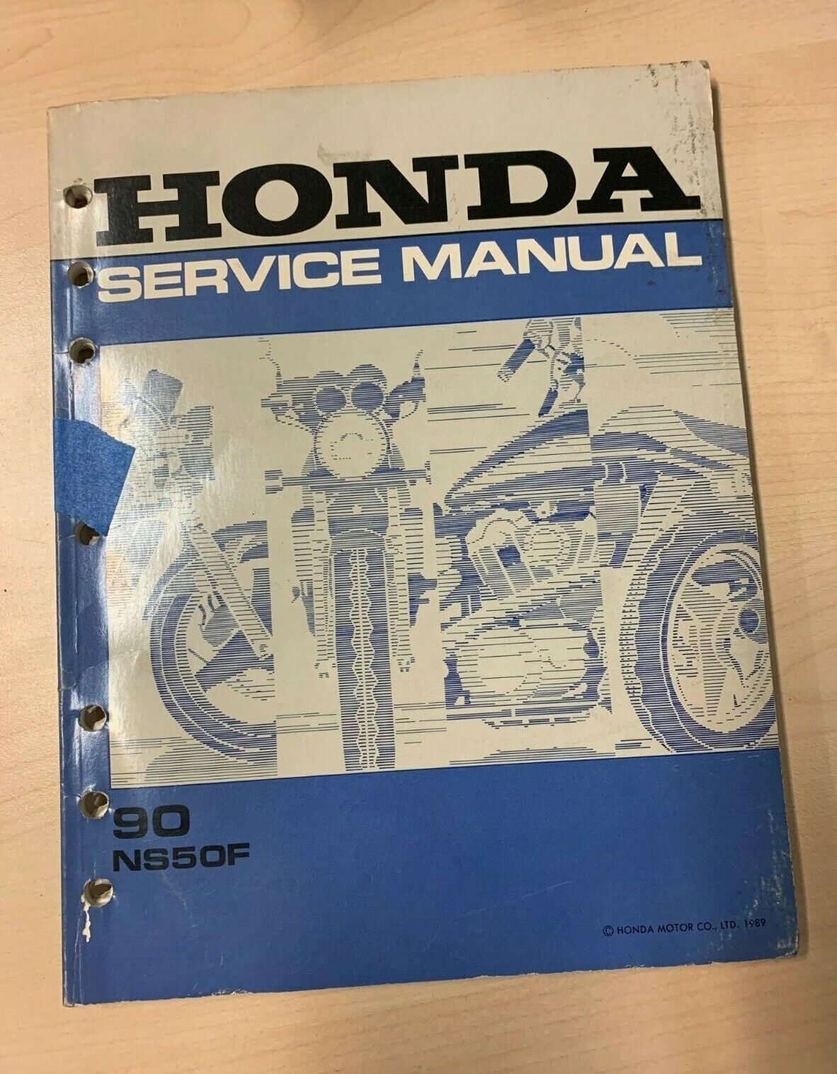 1990 Honda NS50F Service Maintenance Shop Tune-up Brand Super-cheap new Manual