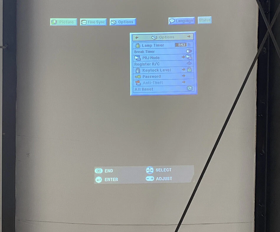 Sharp PG-M25X Notevision DLP Portable XGA Projector 1900 Lumens No Remote - Image 3 of 4