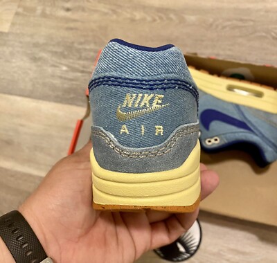 Nike Air Max 1 PRM 'Dirty Denim' Mineral Slate DV3050-300 Men's 7