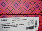 Tory Burch BLOCK T HEEL STRAPPY SANDAL Pale Yellow Size 9  (New in Box) $328 — photo 7